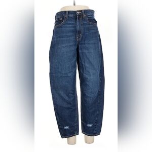 Old Navy Dark Blue Balloon Barrel Jeans